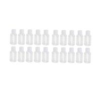 Ipetboom 20pcs Travel Refillable Squeeze Bottles Plastic Empty Bottle Clamshell Dispenser Container for Makeup Kits Leakproof Design for Air Travel Daily Use