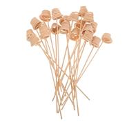 Ipetboom 20pcs Wavy Spiral Wood Diffuser Sticks Replacement Reeds for Aroma Fragrance Refill Natural Rattan Replacement for Home and Office Scent Diffusers Elegant Decorative Fragrance
