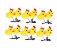 Ipetboom 24Pcs Chick Hair Clips for Adorable Chick-shaped Barrettes Playful Hair Accessories Safe