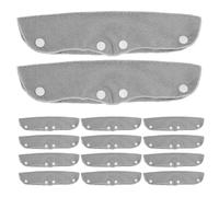 Ipetboom 24pcs Detachable Reusable Hard Hat Sweatbands Grey Safety Helmet Sweat Liners Non-Slip Quick-Dry Washable Sweat Absorbers for Work Use