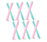 Ipetboom 24pcs Hair Perm Kit Flexible Curling Rods Heat Hair Curlers Rollers for Styling