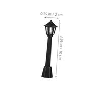 Ipetboom 24pcs Miniature Street Post Lights: Small Street Lamp Models For Crafts - Miniature Lamp Post Lights For Dollhouse Home DIY Projects