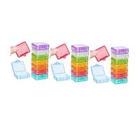 Ipetboom 24pcs Portable Pill Organizer Compact Travel Vitamin Storage Case Design and Sturdy Construction Options for Easy Medication Management