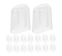 Ipetboom 24pcs Portable Toothbrush Head Covers Travel Toothbrush Protection for Electric Manual Brush Heads Hygienic Storage Compact Design for Daily Use