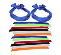 Ipetboom 24pcs Sweatproof Sports Headband for Women Men Elastic Headband Padded Design