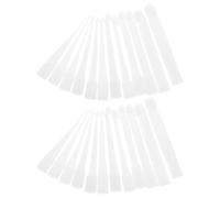 Ipetboom 24pcs Threading Hook Spare Hook for Inductor Coil Winding Replacement Grabber for Coil Lead Replacement for Wire Puller Wire Tools for Crafts White