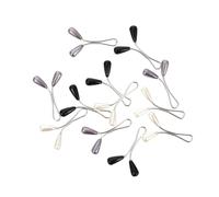 Ipetboom 24pcs U-shaped Pearl Clip for Hijab Scarf Fashionable Muslim Hijab Clips Strong Magnetic Pins