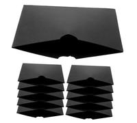 Ipetboom 25pcs Black Kraft Paper CD DVD Sleeves Envelopes Sturdy Scratch Resistant Storage Cases for Home Office School Easy Open Close Protective Mailers for Discs