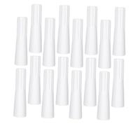 Ipetboom 25pcs Blind Wand Rod Accessories Ergonomic Pom Curtain Wand End Grip White Sturdy Sturdy Material for Office and DIY Vertical Blinds Replacement