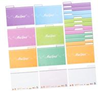Ipetboom 25Pcs Convenient Recipe Cards Multi Use Blank Diet Cards with Rounded Corners for Easy Writing for Organizing Recipes The Go for Home Cooking and Giving Random Color