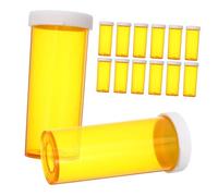 Ipetboom 25pcs Portable Mini Medicine Holder with Lids Lightweight Wear-Resistant PP Empty Bottles for Outdoor Emergency and Travel Convenient Protective Organizer for Pills and Supplements