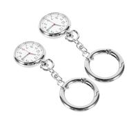 Ipetboom 2pc Nurse Fob Watch Keychain-Shaped Pocket Watch for Boys and Girls School Nursing Fob Clip