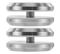 Ipetboom 2Pcs 304 Stainless Steel Sliding Glass Shower Door Handles Round Silver Pull Knobs for Bathroom Shower Doors Replacement Hardware Installation