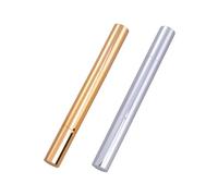 Ipetboom 2Pcs 3Ml Aluminum Tube Lip Gloss Pen Set, Empty Nail Polish Applicator with Precision Brush, Refillable Cosmetic Container for Makeup and Nail Oil Application Random Random Color