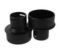 Ipetboom 2pcs 42mm to 75mm Tail Pipe Vent Connector Adapter for Diesel Parking Heater Hose Barb Reducer Fittings Compatible with Car Heater Vent Ducting Parking Duct Connector for Vehicle