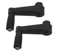 Ipetboom 2Pcs 8Mm Round Hole Hand Crank Generator Handle, Manual Generator Winding Handle Accessory for Emergency Power and Industrial Mechanical Equipment