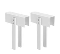 Ipetboom 2Pcs Adjustable Stainless Steel Bifold Door Lock for Safety - Portable Double Fold Closet Lock for Folding Doors and Wall Cabinets - Security