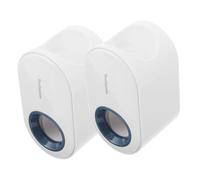 Ipetboom 2pcs Automatic Toothpaste Squeezer Wall Mounted Toothpaste Dispenser Bathroom Organizer Tube Roller Space-Saving for Daily Use