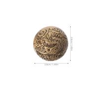 Ipetboom 2pcs Baoding Balls: Brass Hand Exercise Balls Traditional Chinese Massage Sphere for Seniors Training & Relaxing Indoor Outdoor 500g