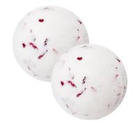 Ipetboom 2pcs Bath Bombs Essential Oils Round Bubble Bath Balls for Skin Care Moisturizing Shower Bombs