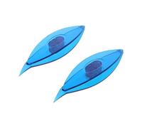 Ipetboom 2pcs Blue Tatting Shuttle DIY Lace Making Kits Manual Tools for Beginners Craft Needles for Weaving and Handmade Lace Projects