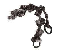 Ipetboom 2pcs Braided Ponytail Hair Extensions Synthetic Bubble Braid Wrap-around Ponytail for Women High Temperature Resistant Soft Silk Easy to Wear for Party Travel Daily Styling Natural