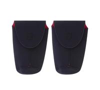 Ipetboom 2pcs Camera Lens Bag for Photography Lover, Black Neoprene Material Drop-Resistant and Crash-Proof Protection, Suitable for DSLR Lenses, Thickened Diving Material Lens Sleeve