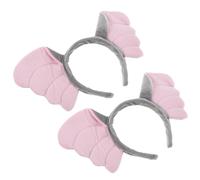 Ipetboom 2pcs Cartoon Elephant Headband Animal Ear Headbands for Cosplay Elephant Costume Accessories for Party Festival Halloween