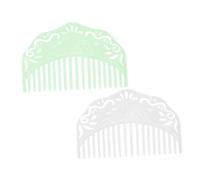 Ipetboom 2pcs Charming Chinese Headdress Hair Combs Decorative Side Combs for Women Resin Hair Pins Simple Elegant Design for Styling