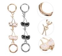 Ipetboom 2pcs Cherry Bag Chain Extender for Handbag and Purse Accessories Chic Purse Charm for Enhanced Storage and Comfort for Casual Formal Events