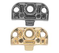 Ipetboom 2pcs Clipper Mounting Bracket for Fixed Base for Effortless Installation and Stability Gold Silver Colors