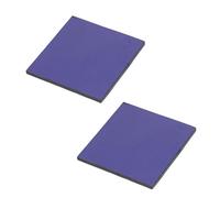 Ipetboom 2pcs Cobalt Glass Blue Cobalt Glass Experiment Supply Chemistry Experiment Tool Protecting Filtering Sheets for Cement Plants