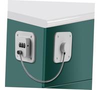 Ipetboom 2pcs Combination Refrigerator Lock No Drilling Safety Cabinet Door Locks for Freezer Fridge Protection Home Safety