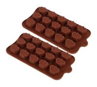 Ipetboom 2PCS Creative Silicone Chocolate Crown Molds Non Stick Baking Gadgets for Candy Cake Fondant DIY Multi Purpose Moulds for Home and Professional Use