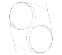 Ipetboom 2Pcs Dulcimer Steel Strings Replacement Instrument Accessory Premium Steel for Dulcimer Players Beginners Easy to Replace with Standard Tension and Clear Tone