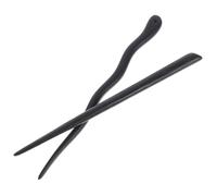 Ipetboom 2pcs Ebony Hairpin Traditional Chinese Hair Stick for Chignon Vintage Style Hair Pin Accessory Wood Material for Festivals