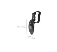 Ipetboom 2pcs Electronic Luggage Scale Traveling Weighing Scale Luggage for Suitcase Weight for Baggage for Suitcases Package Weight Black Abs