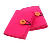 Ipetboom 2pcs Essential Oil Organizer Bag Portable Chemical Fiber Felt Storage Holder Easy to Open and Close Elegant Design for Work and Diaper Bag Use