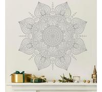 Ipetboom 2PCS Ethnic Style Mandala Wall Decals 30x90cm Self-Adhesive Decorative Indoor Stickers Home Wall Decoration for Living Room and Bedroom