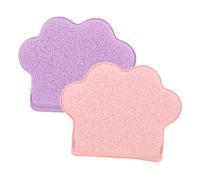 Ipetboom 2pcs Face Sponges for Cleansing: Cat Paw Design Facial Cleansing and Exfoliating Sponge Gloves - Dual-use for