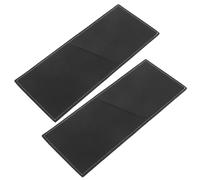 Ipetboom 2pcs Fake Leather Spoon and Fork Holder Silverware Pouch with Capacity Stylish Utensil Organizer for Western Steak Restaurants and Camping Black Cutlery Storage Bags