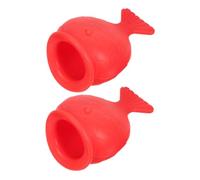 Ipetboom 2pcs Fish-shaped Silicone Lip Plumper for Lips Soft and Comfortable Tool Portable Care Device for Youthful Appearance Women and Girls