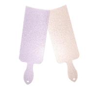 Ipetboom 2pcs Flash Silver Highlighting Paddle for Hair Coloring Salon Hair Dye Boards Foiling Board Professional Styling Tool