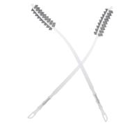 Ipetboom 2pcs Flexible Long Handle Washing Machine Cleaning Brushes for Drum and Dryer Vent Portable Multi-functional Washer Detail Brushes for Appliance Dirt Removal Compact Design