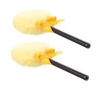 Ipetboom 2pcs Fluffy Powder Puff for Body Plush Makeup Puff for Loose for Home and Travel Use for Boys and Girls and Adults
