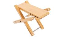 Ipetboom 2Pcs Folding Bamboo Bathroom Footstool Toilet Squatting Stool for Adults, Natural Color Toilet Assistance Step for Home Bathroom Safety