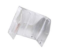 Ipetboom 2pcs Folding Oil Boards Heat-Insulation Splash Guard Kitchen Wall Protector High Temperature Resistant Aluminum Foil Baffles for Cooking