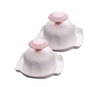 Ipetboom 2Pcs Food Safety Holder Finger Protective Tools Non Slip Cutting Assistant Vegetable Guard Ergonomic Kitchen Gadget for Mandoline and Home Use
