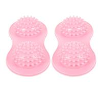Ipetboom 2pcs Foot Massage Balls Plastic Acupoint Muscle Roller for Relief and Fatigue Smooth Design for Professional and Personal Use