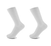 Ipetboom 2pcs Foot Sock Mannequin Display Model Realistic Female Feet Mold for Sock Presentation Thickened Vinyl Seamless Design for Retail Showcase